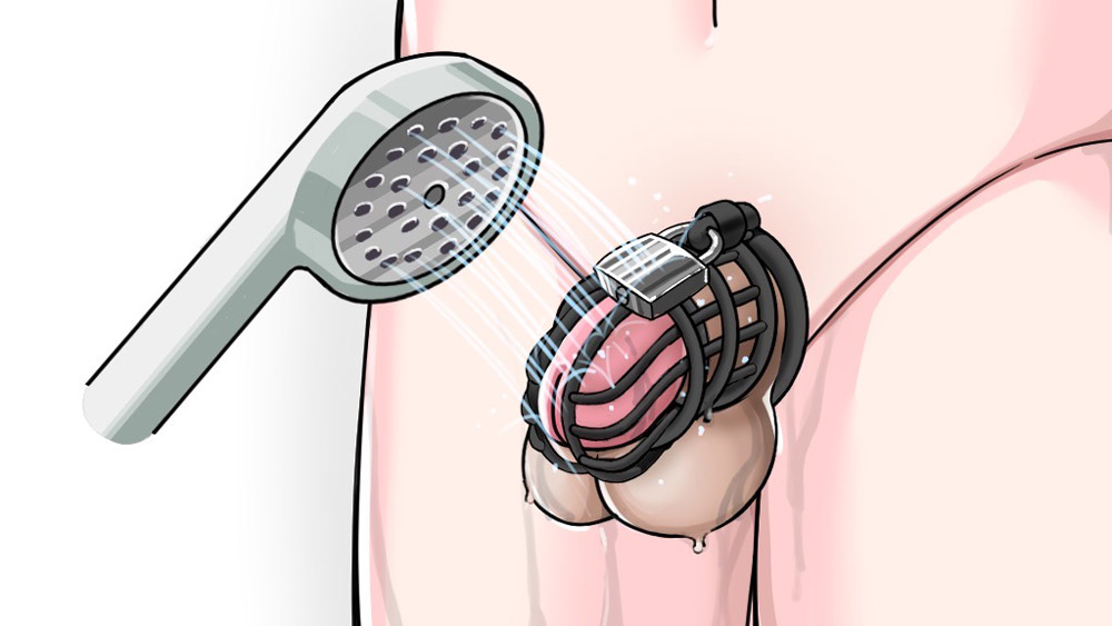 竿ケースを洗う